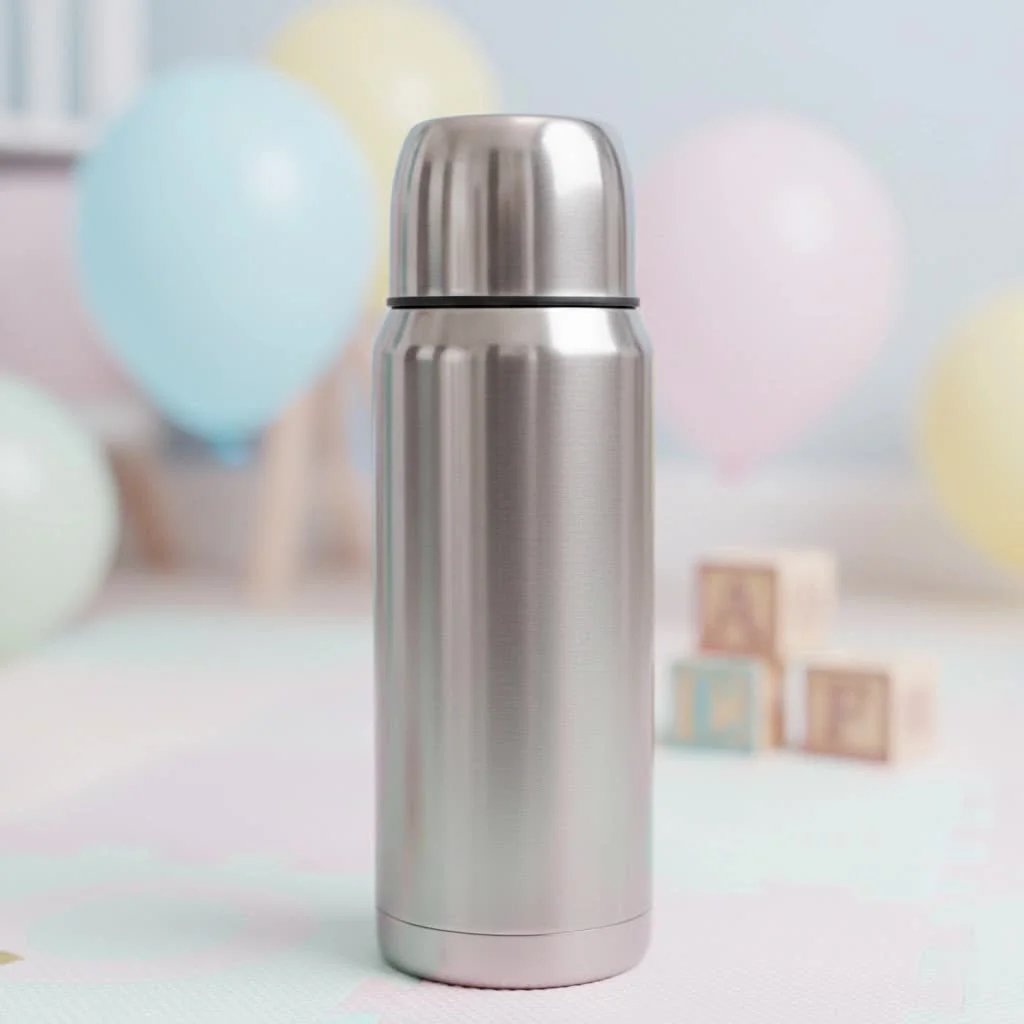 Stainless thermos bottle for optimal hydration