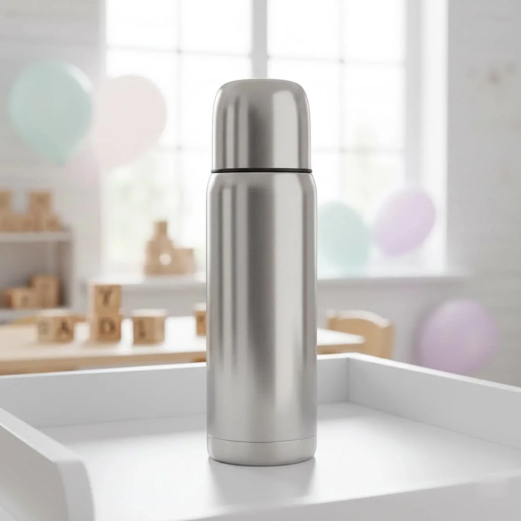 Ceramic thermos bottle for pure beverage taste